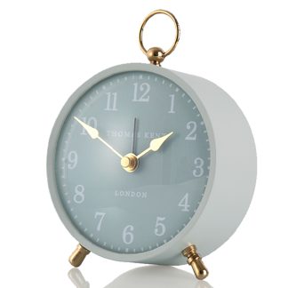 Επιτραπέζιο ρολόι γκρι/μπλε 10x10cm Zaros 24528 CL356