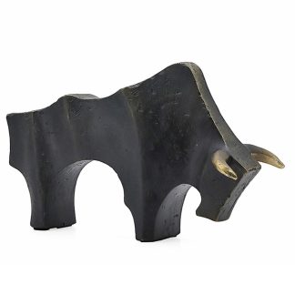 Ταύρος διακοσμητικός μαύρος 27x10x16cm Zaros 27339 TM420