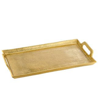 Δίσκος μεταλλικός χρυσός 46x25x4cm Capolavoro 24.200