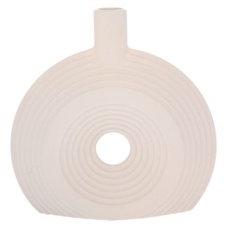 Κεραμικό βάζο κρεμ 28x7x26cm Iliadis 92018