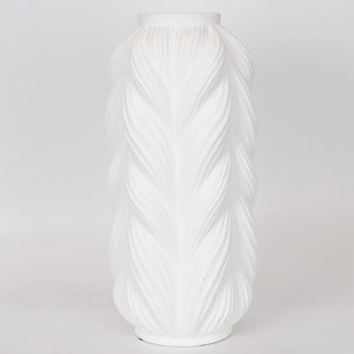 Βάζο κεραμικό λευκό 22,5x21x48cm Eurolamp 752-20254