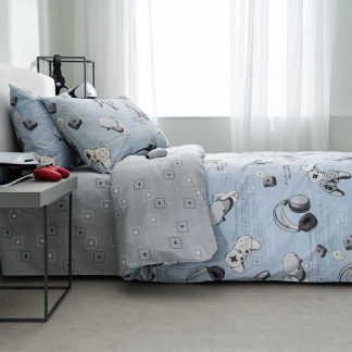 Σεντόνια λάστιχο Game σετ/3 μονό 170x260cm Vesta Home 000012533